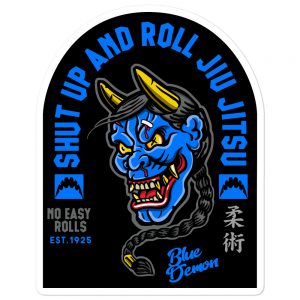 Blue Demon Jiu Jitsu stickers