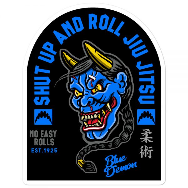 Blue Demon Jiu Jitsu stickers