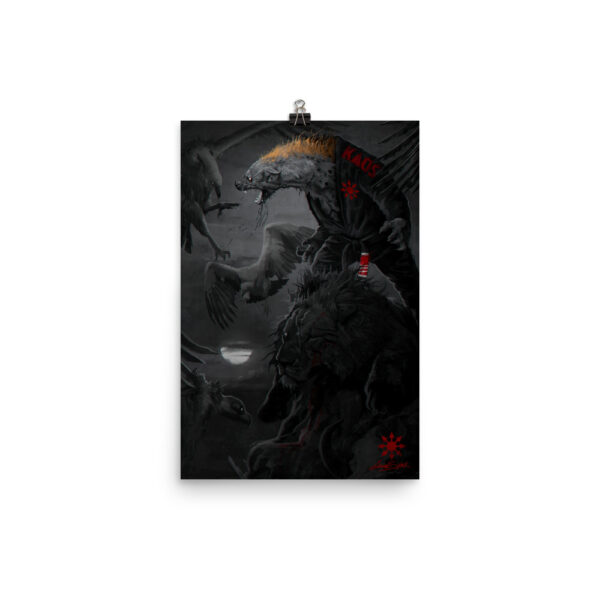 Hyena Chaos Poster