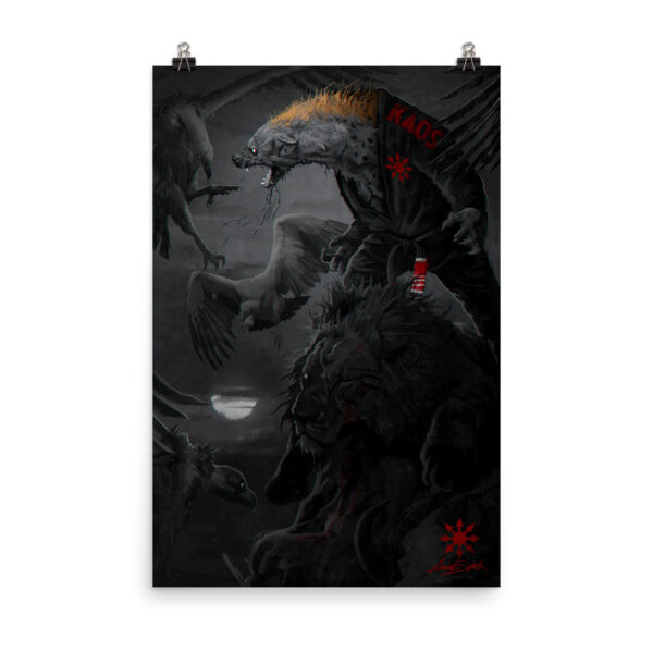 Hyena Chaos Poster - Image 2