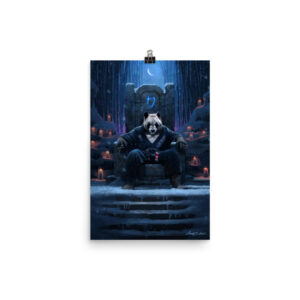 Panda Throne Poster