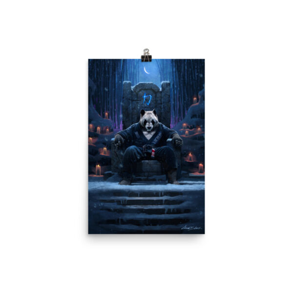 Panda Throne Poster