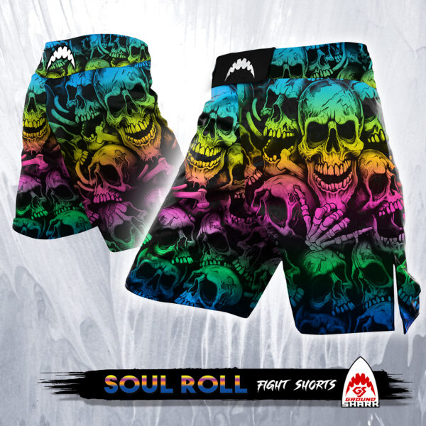 Soul Roll Skulls Fight Shorts