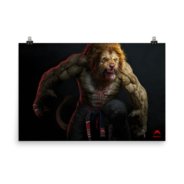 Lion Double Leg Blast Poster - Image 2