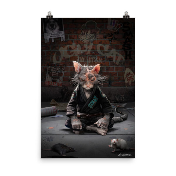 Ugly Cat Jiu Jitsu Poster - Image 2