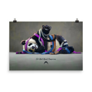 Panda Tangle Poster