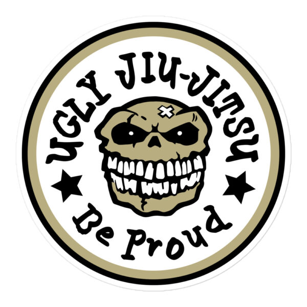 Ugly jiu jitsu stickers