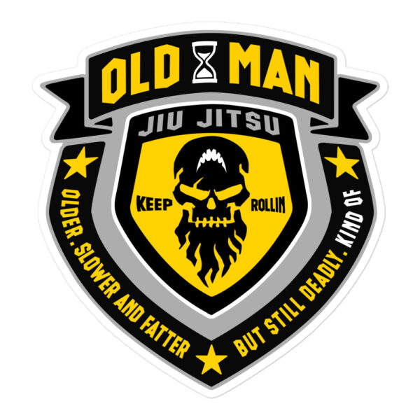Old Man Badge  stickers