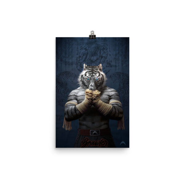 White Tiger Mauy Thai Poster - Image 2