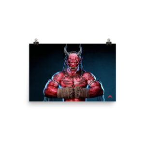 Mauy Thai Demon Poster