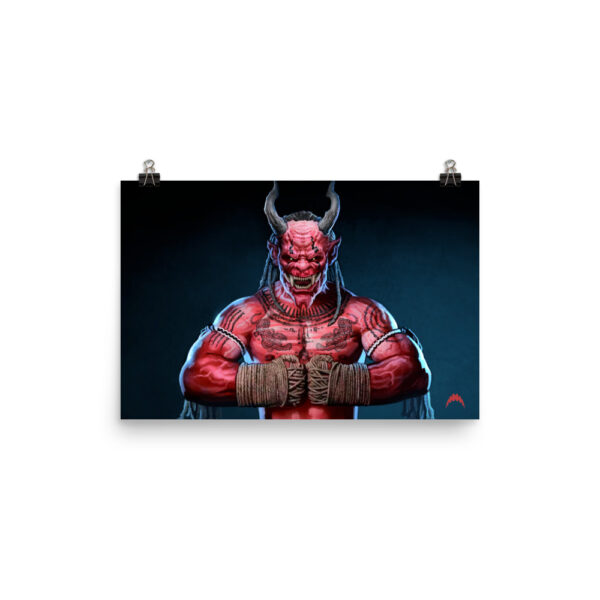 Mauy Thai Demon Poster
