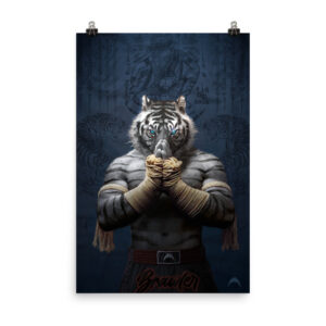White Tiger Mauy Thai Poster