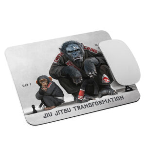 Chimp transformation Mouse pad