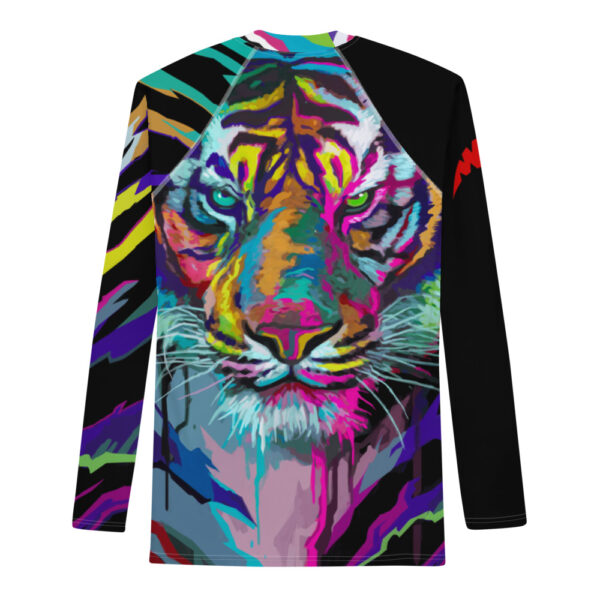 Color Splash Tiger Rash Guard - Image 2
