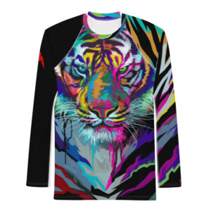 Color Splash Tiger Rash Guard