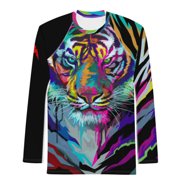Color Splash Tiger Rash Guard