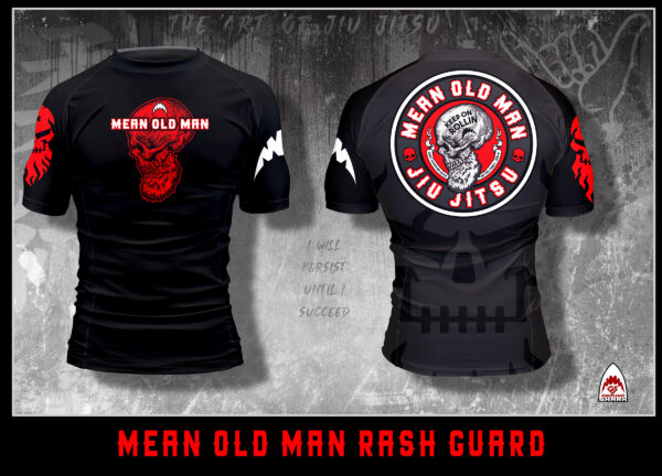 Mean Old Man short sleeve Rash Guard