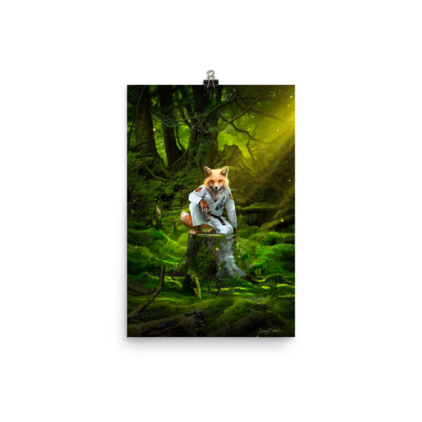 Sly Flow Fox Poster - Image 2
