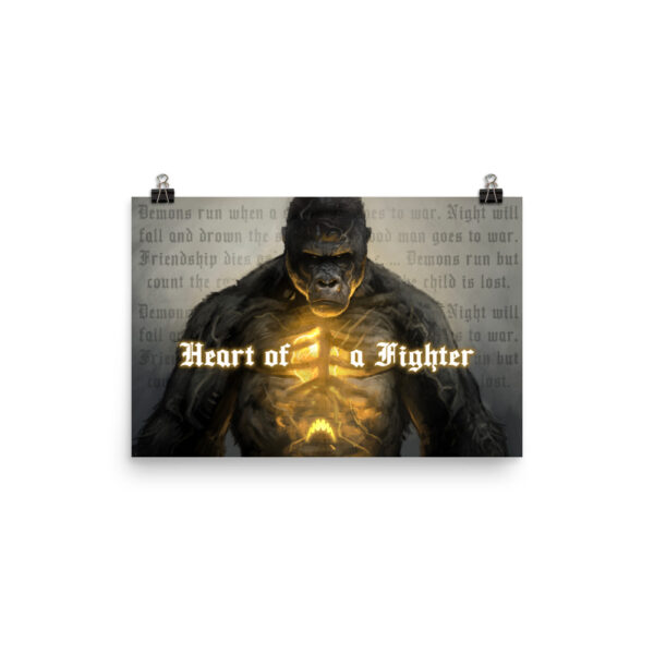 Heart of a Fighter Poster - Image 2