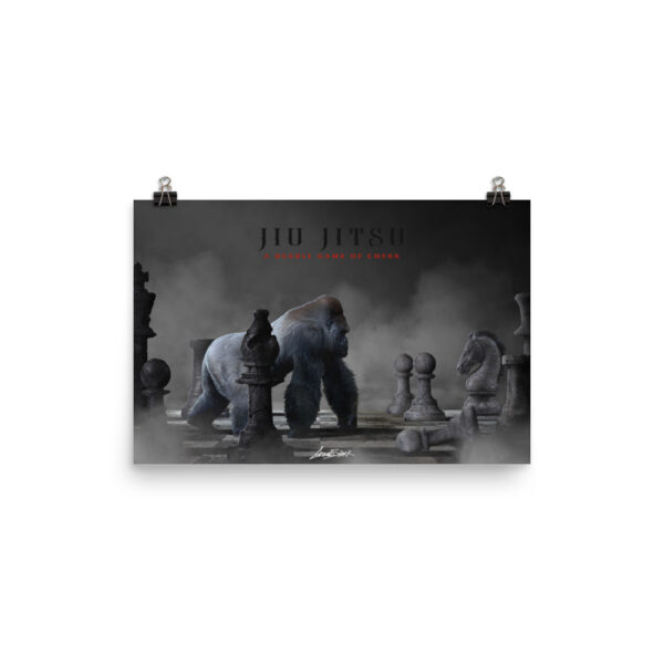 Gorilla Chess Poster - Image 2