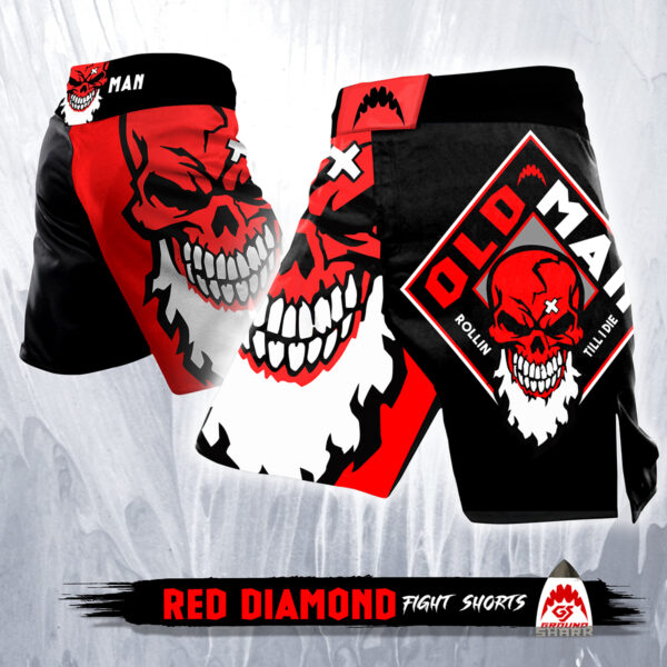 Red Diamond Fight Shorts