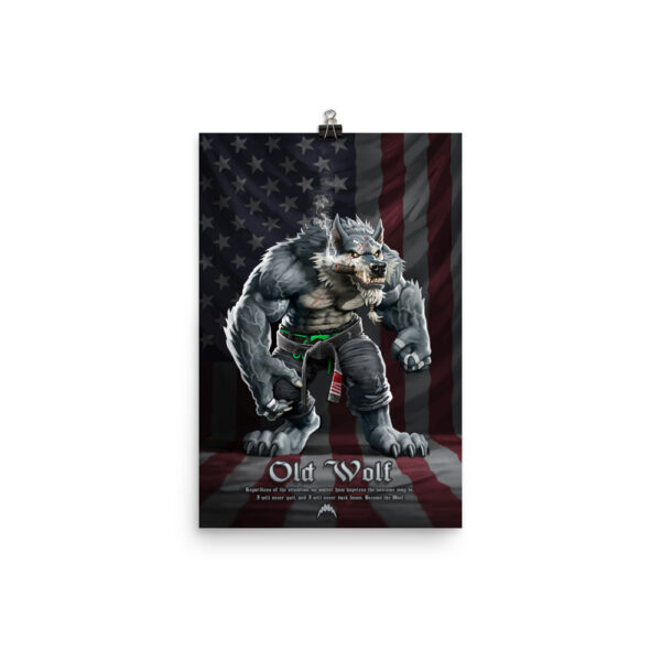 Old Wolf Poster - Image 2