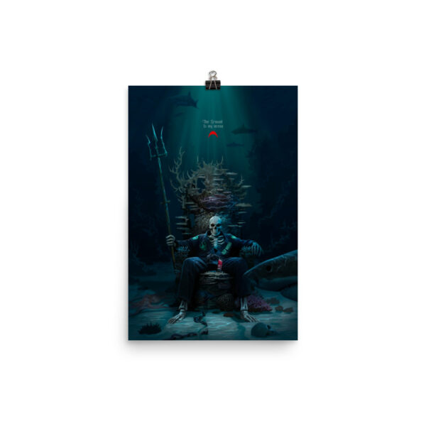 Ground is my Ocean Skeleton Poster - Image 2