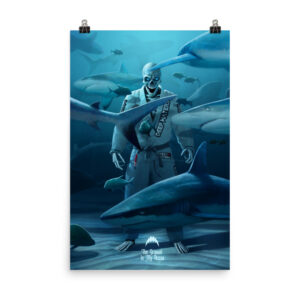 Shark Swarm Poster
