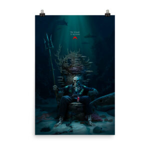 Ground is my Ocean Skeleton Poster