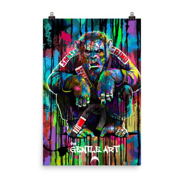 Color Splash Chimp Print - Image 2