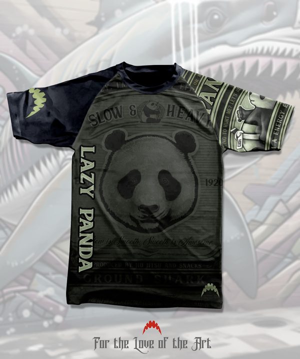 Lazy Panda Whiskey  Rash Guard - Image 2