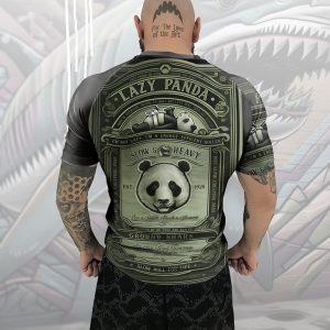 Lazy Panda Whiskey  Rash Guard