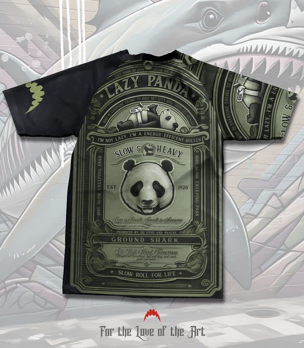 Lazy Panda Whiskey  Rash Guard - Image 3