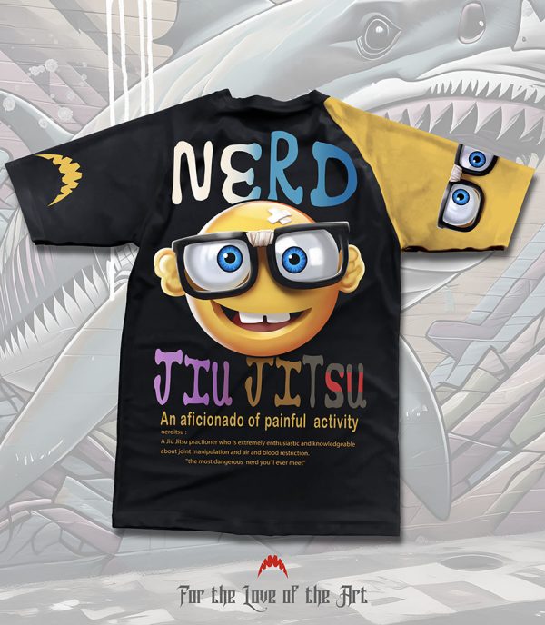 Nerd Jiu Jitsu rashie - Image 3