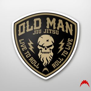 Old Man Badge stickers
