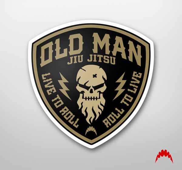 Old Man Badge stickers